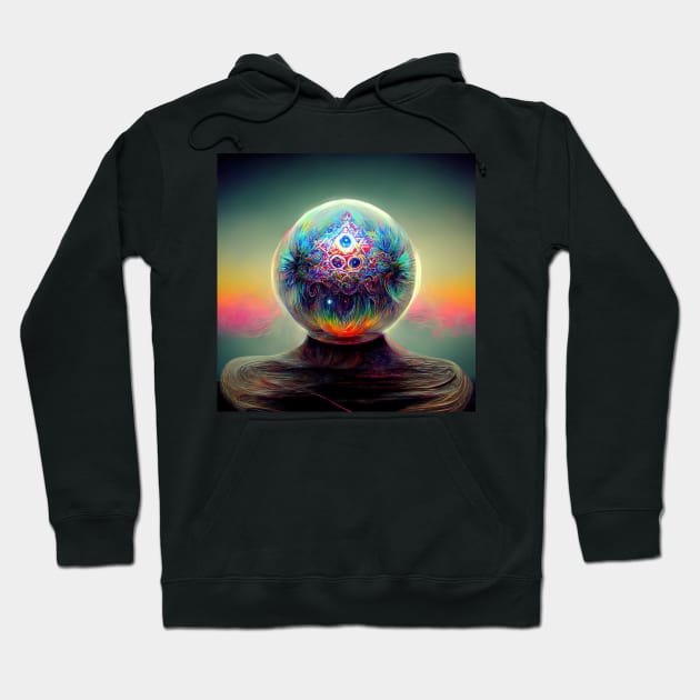 Psychedelic Ball of Ethereal Energy Hoodie by Neurotic